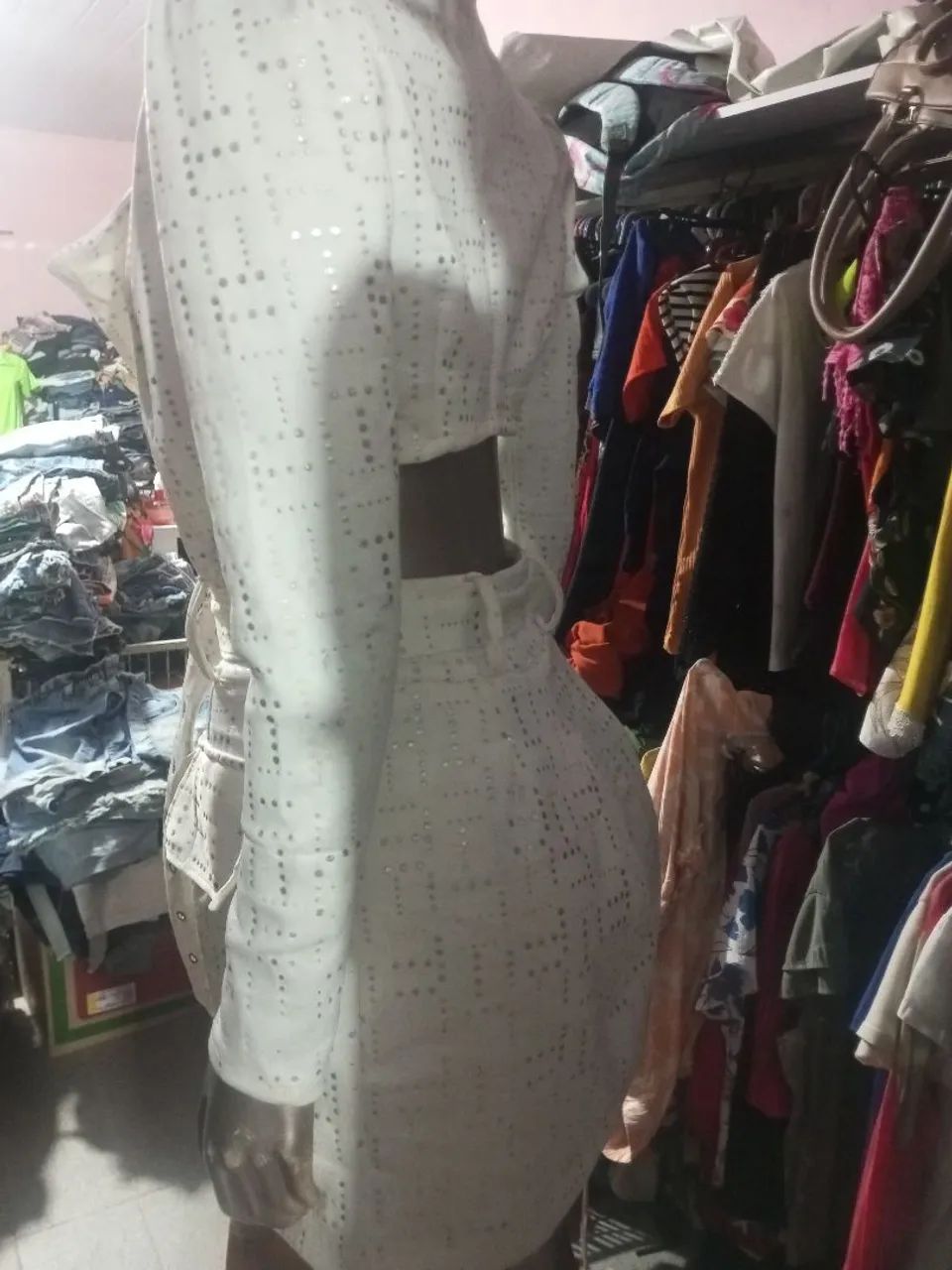 Macacão branco alta performance  - Foto 3