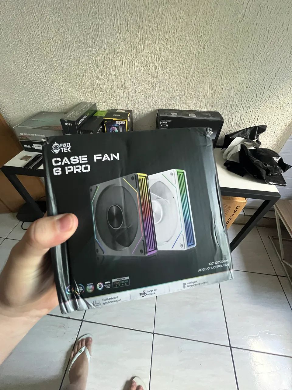 KIT 5 FANS PRO 6 ARGB (NOVO)