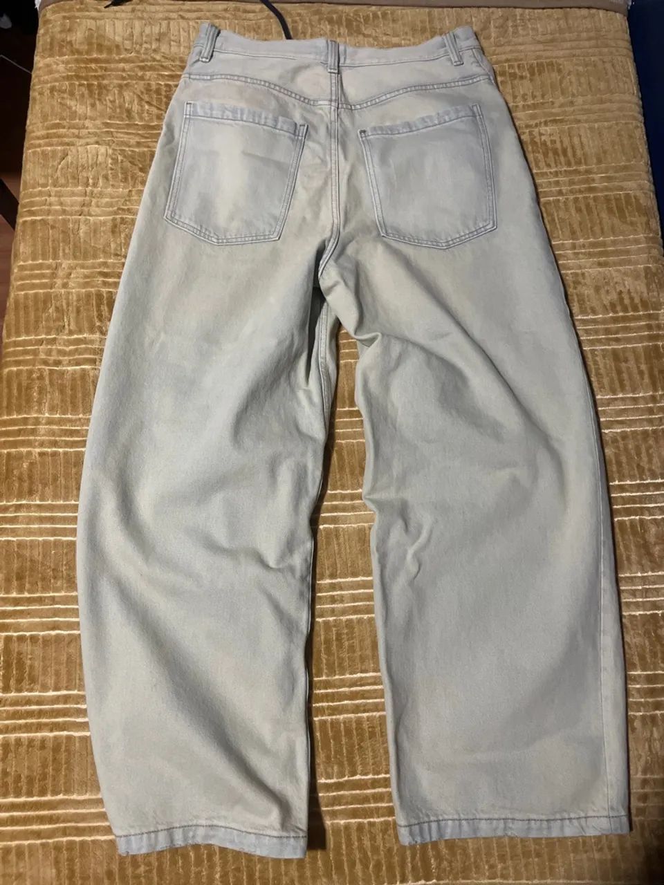 Calça Superbaggy H&M Bege - Foto 2
