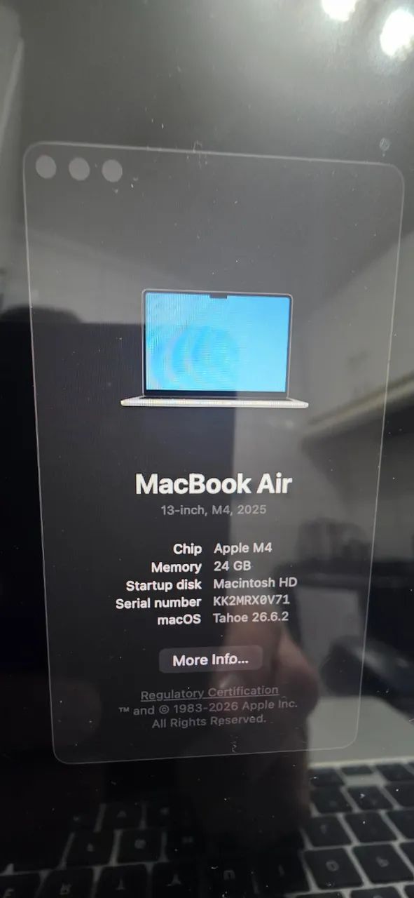 MacBook Air M4 13 512/24 GB Prata MC654LL/A - Notebooks - Vila