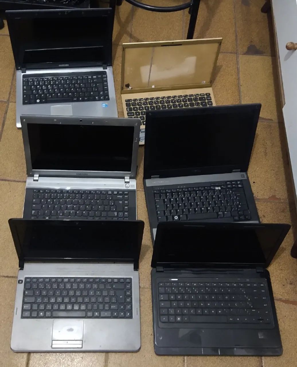 lote 6 notebook pra tecnicos