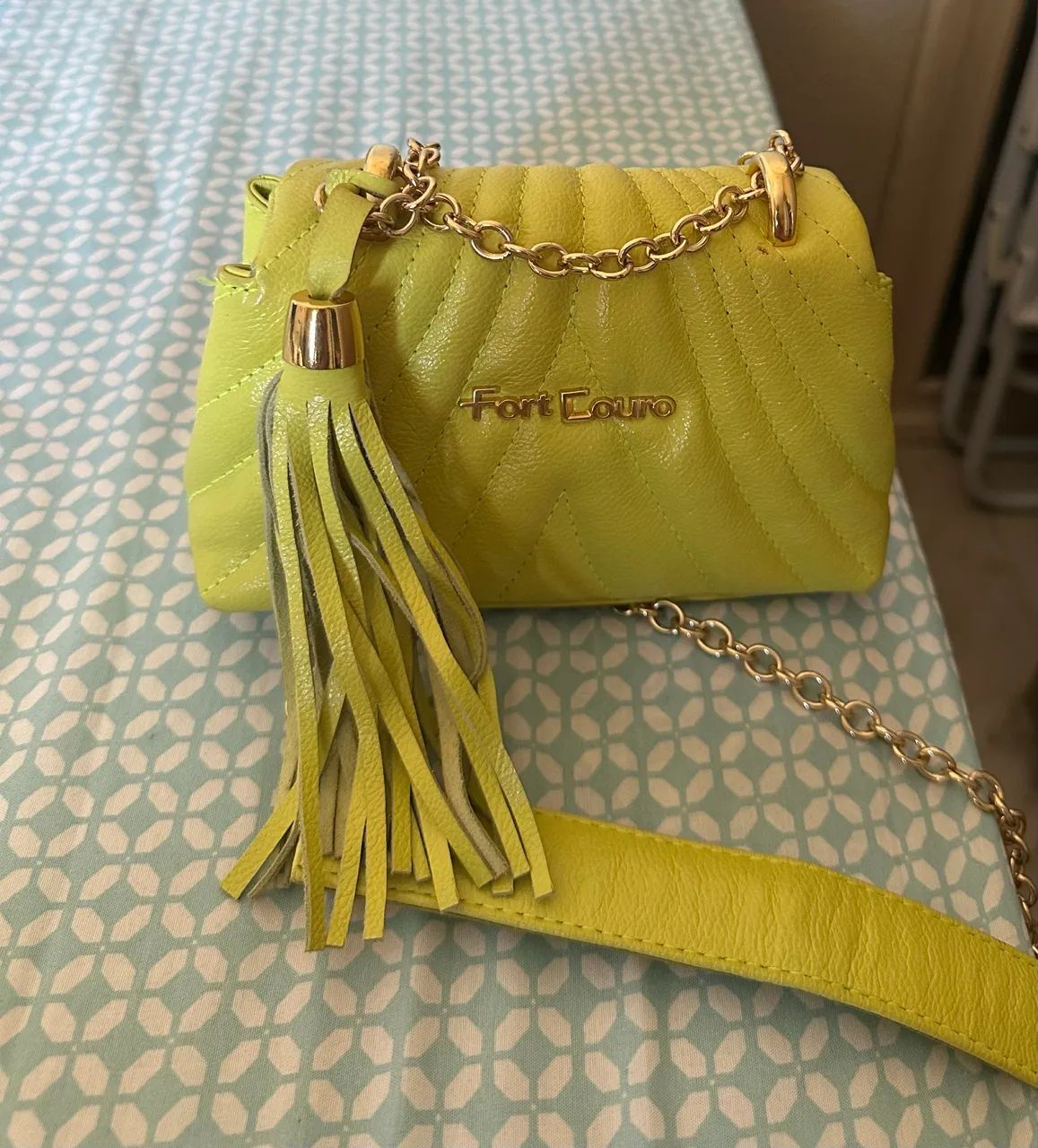 Bolsa fort couro legítimo linda e nova