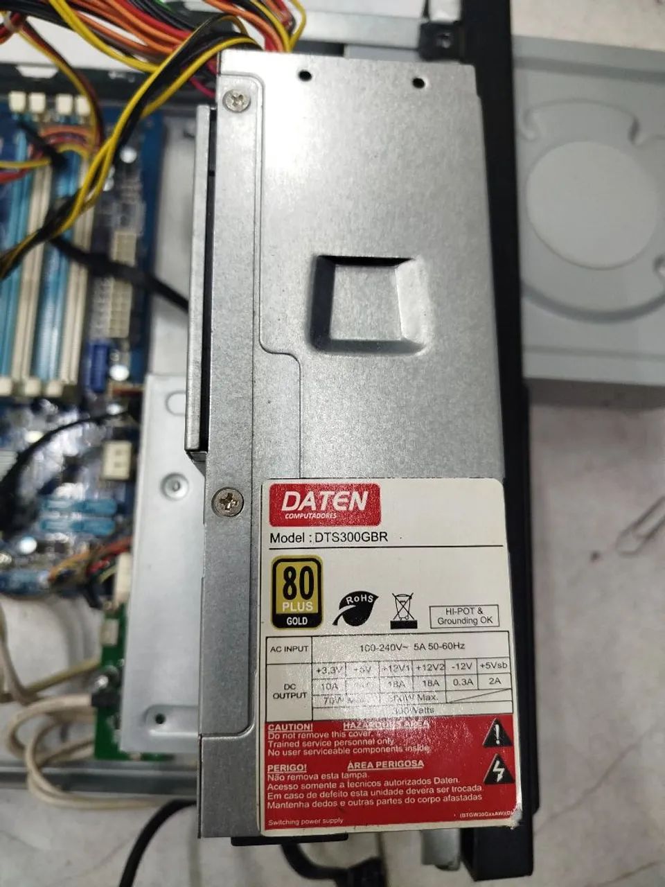 FONTE 80 PLUS GOLD 300w