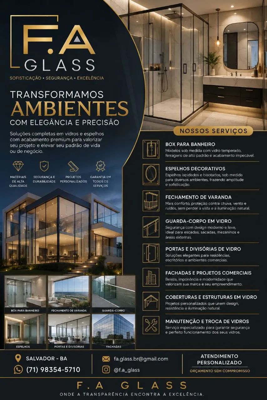 Vidraçeiro e Manutenção em Geral