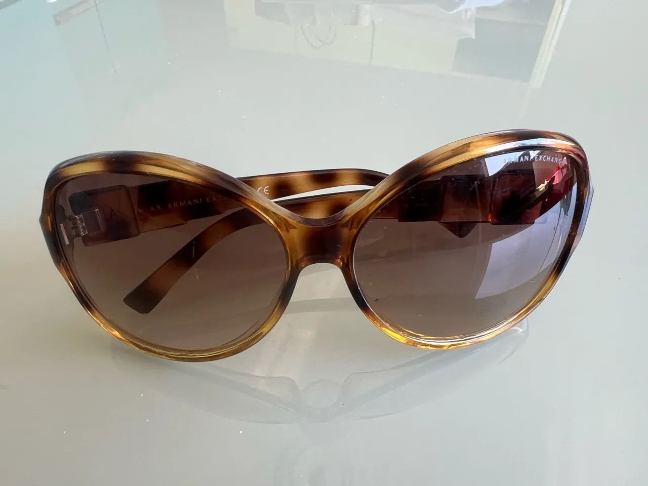 óculos de sol armani exchange tartaruga - Foto 3