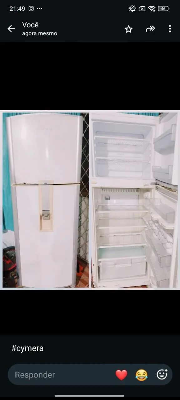Geladeira duplex 
