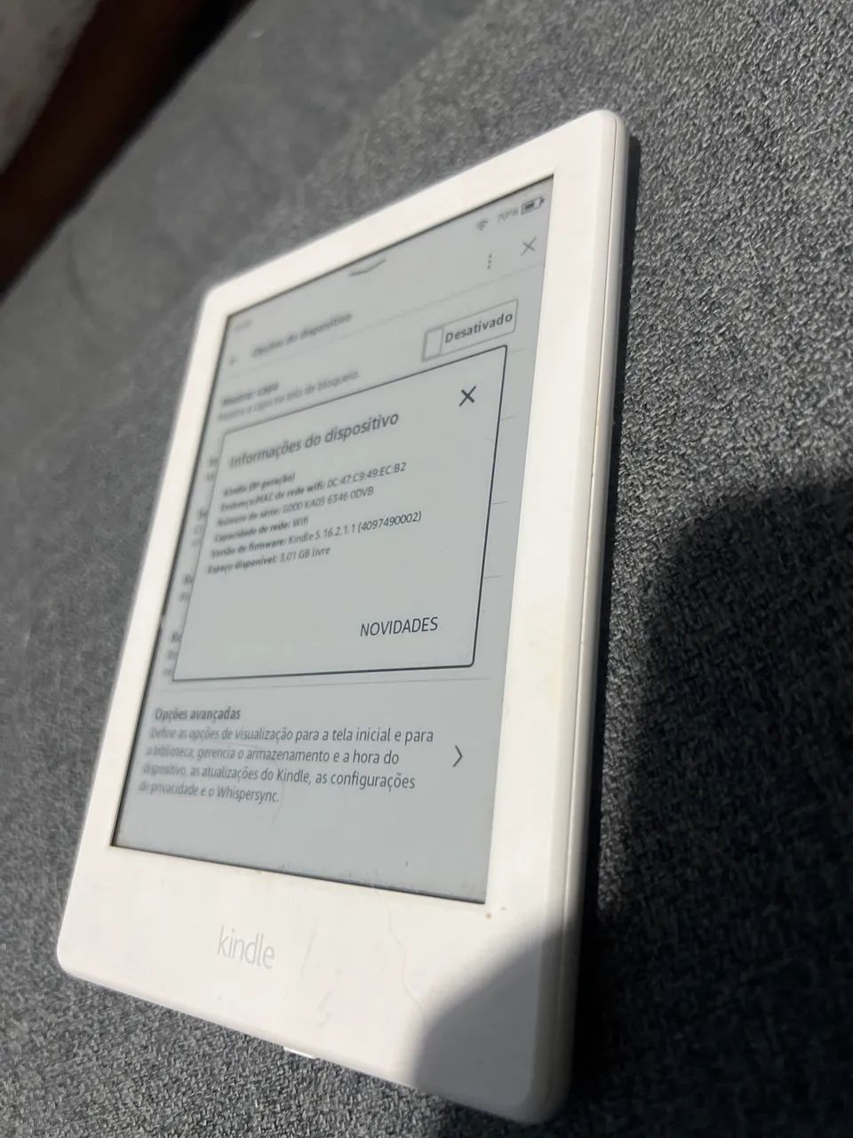 Kindle 8° geração (Wi-Fi) - Foto 2