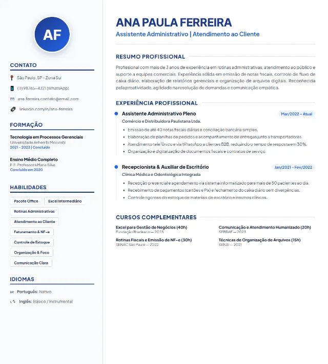 Currículo para emprego em PDF - pronto em 1 hora | R$25 - Foto 4