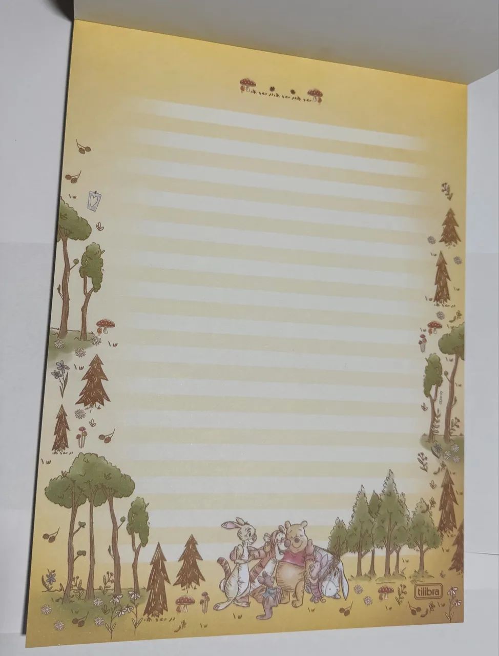 Papel de carta Winnie the Pooh Tilibra - Foto 3