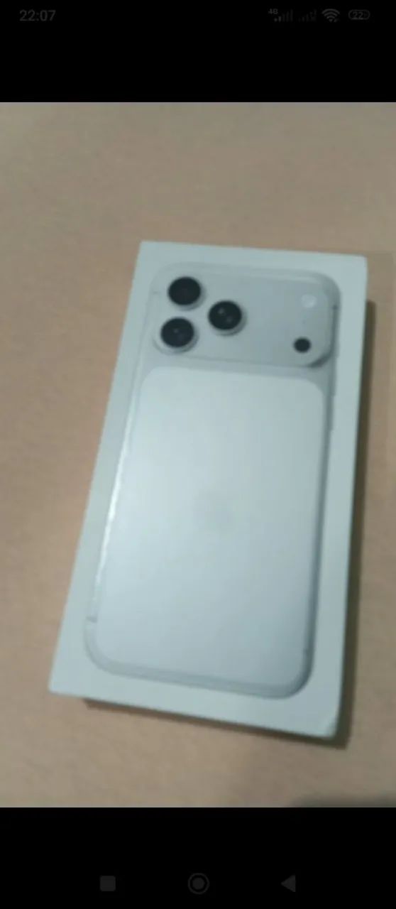 iPhone 17 pro Max 256 silver Novo Lacrado 