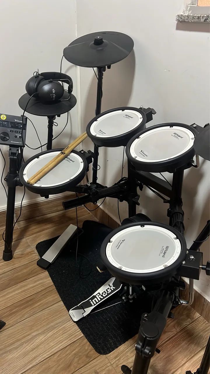 BATERIA ELETRÔNICA ROLAND TD-07KV Zerada - Foto 2