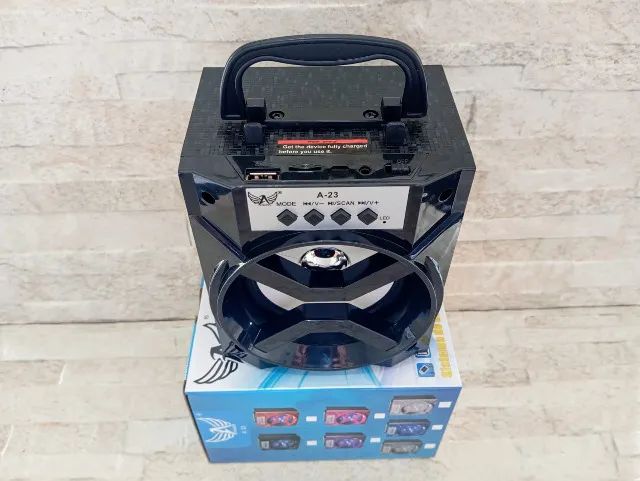 Caixa de Som Bluetooth Potente Radio Fm Recarregável415986178411079684