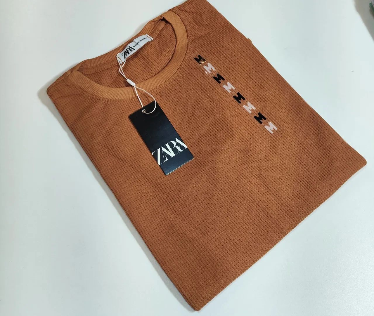 Camisas da Zara texturizada  - Foto 4