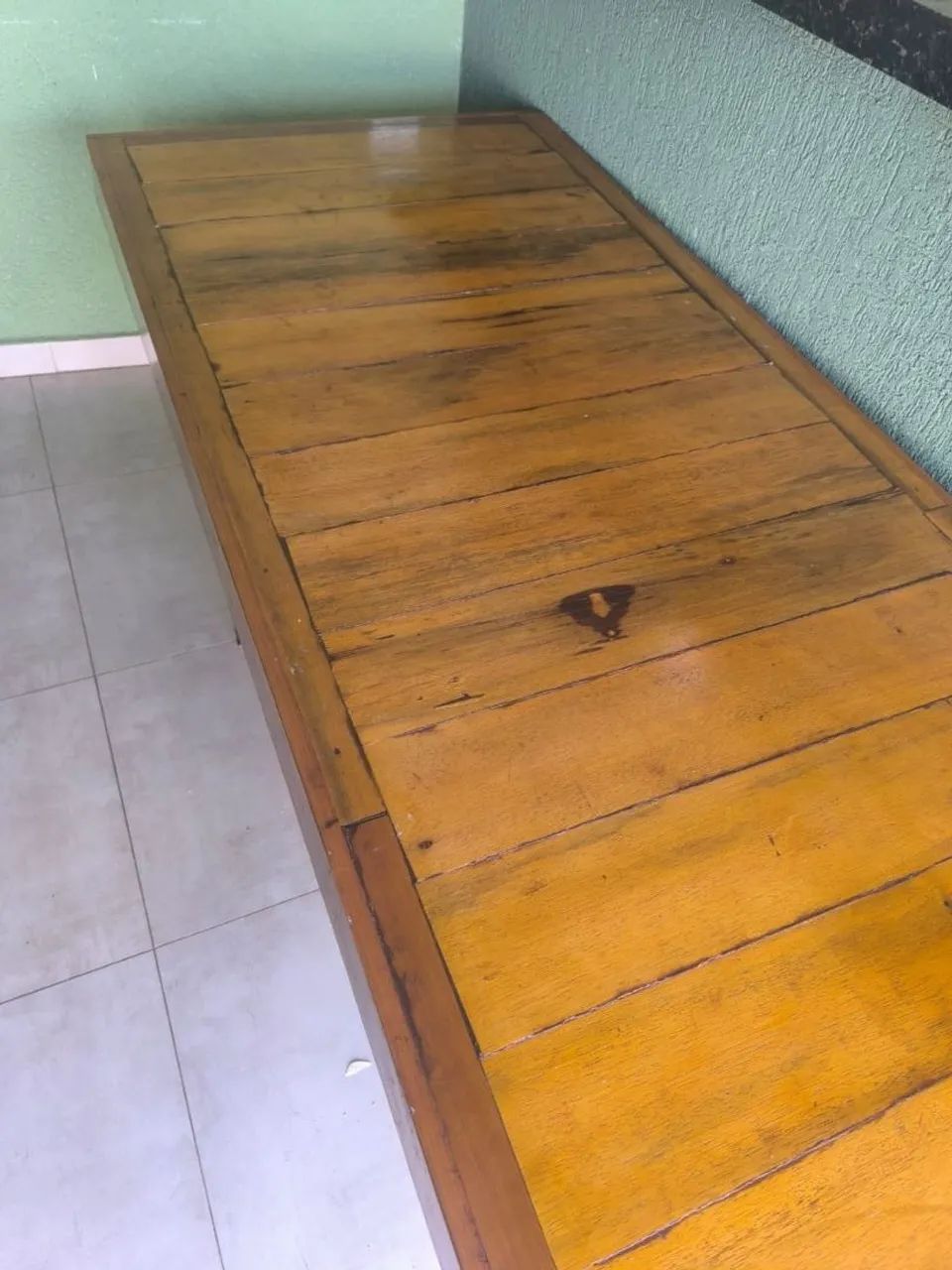 Mesa madeira 2.5m x 87cm - Foto 3