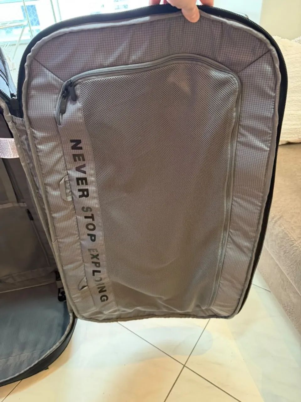Mala GRANDE 160L The North Face Base Camp Rolling Thunder Tnf Black - Foto 4