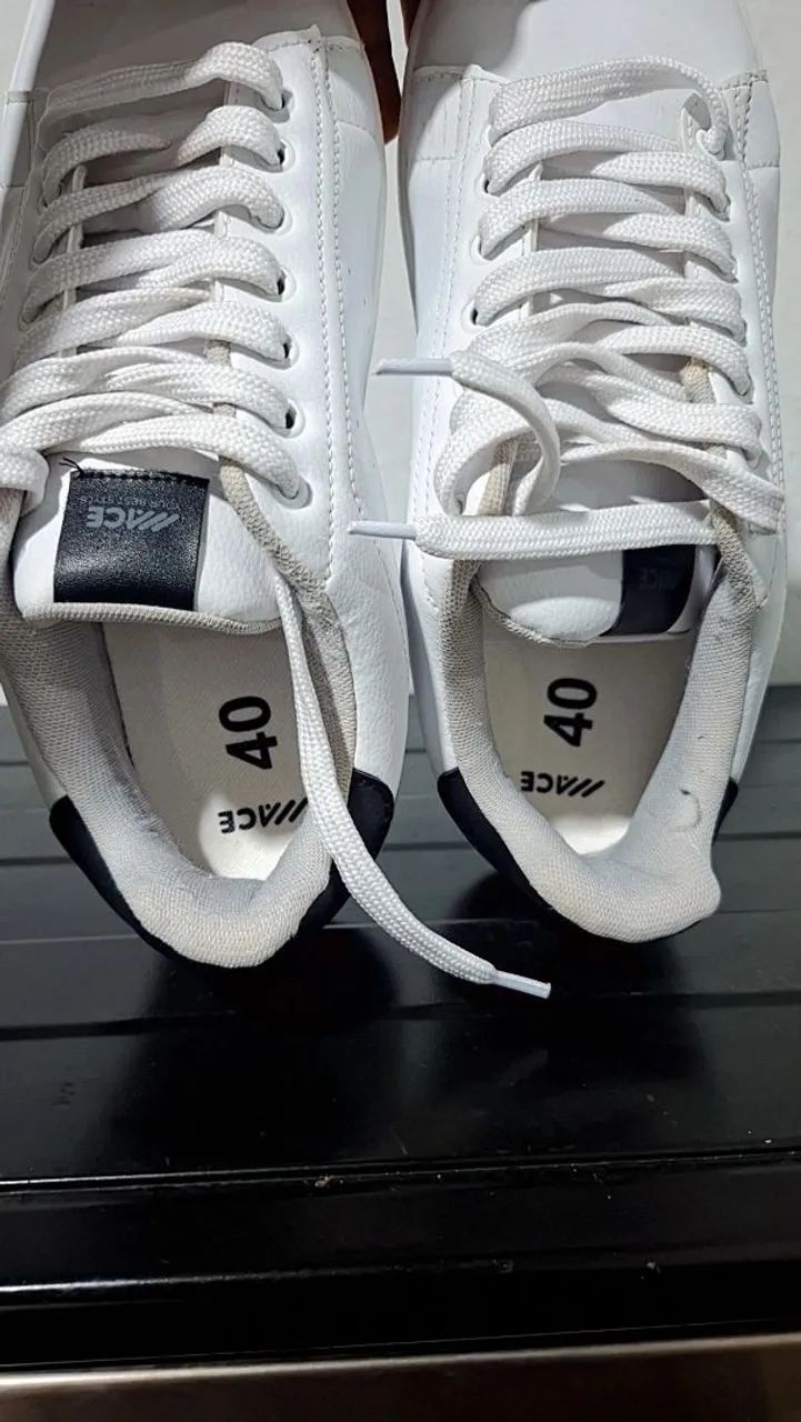 Tenis casual branco - Foto 3