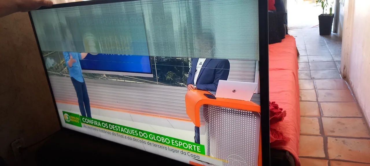 TV smart samsung com defeito 