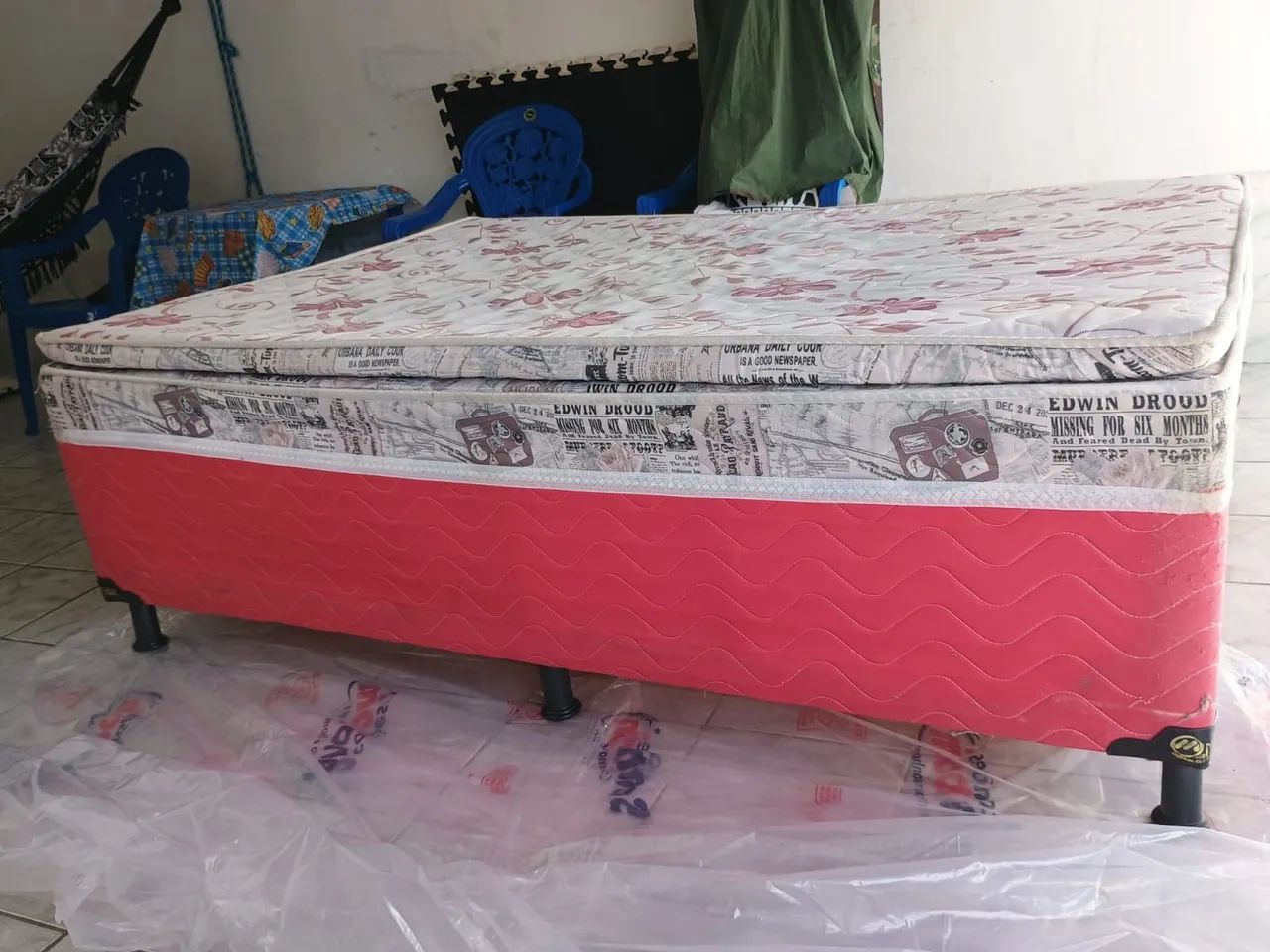 Cama Box Casal Usada e Higienizada - Ótimo Preço! - Foto 2