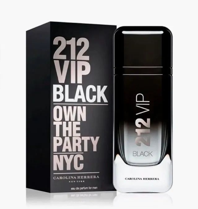 Perfume Carolina Herrera 212 VIP Black 100ml Original - Foto 2