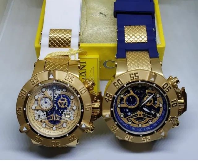 Relógio INVICTA SUBAQUA MULTIFUNCIONAL - PULSEIRA BRANCA - ENTREGAMOS - Foto 3