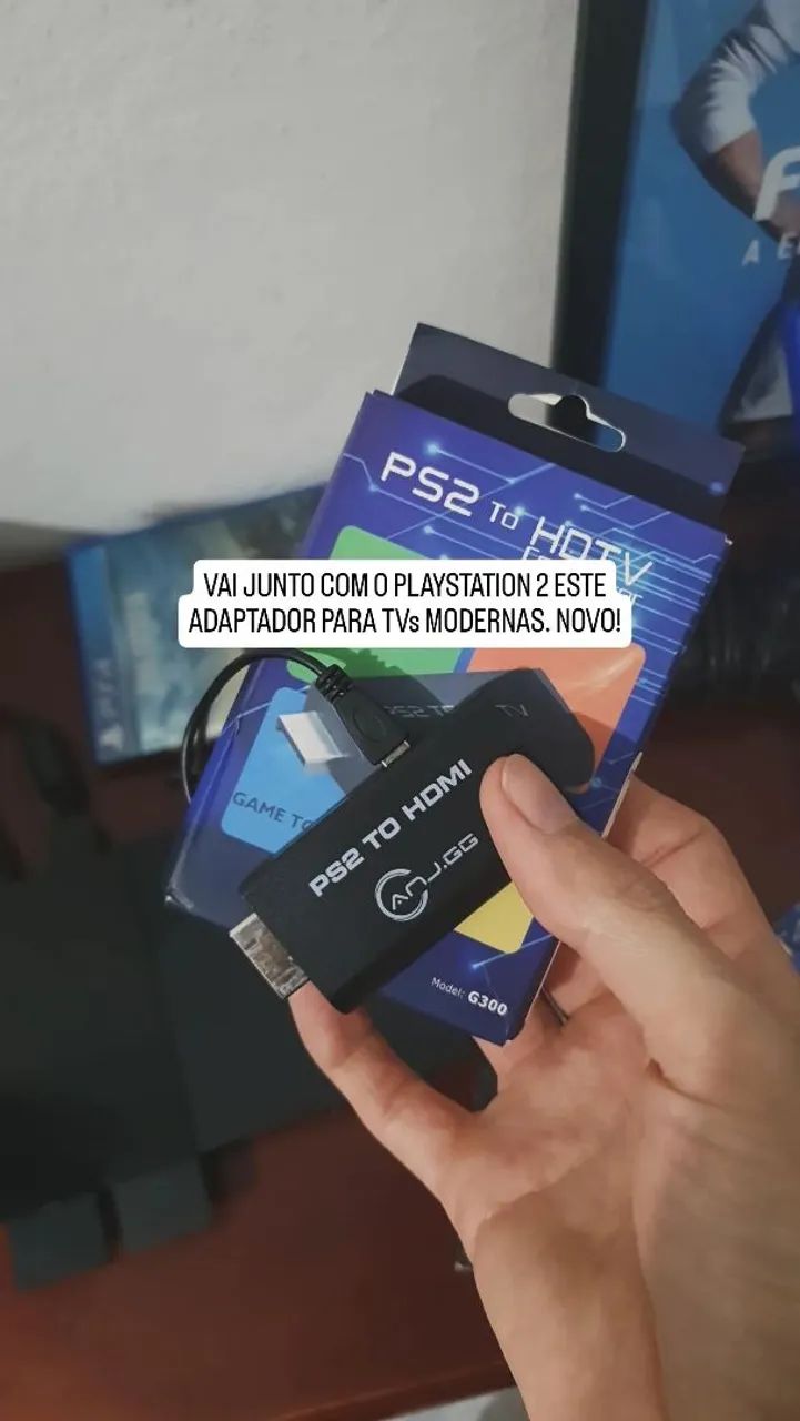 Vendo Playstation 2 com leitor de disco funcionando perfeitamente! - Foto 2