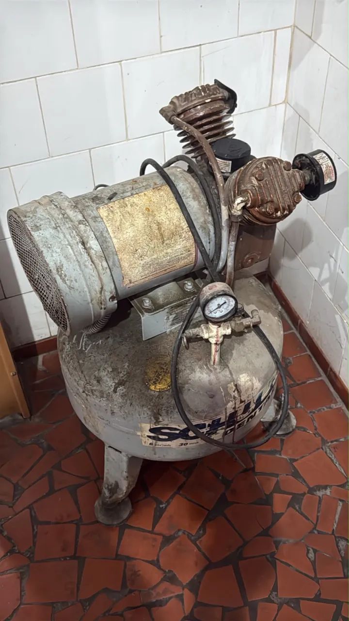 Compressor Odontológico Schulz Dental 30L - 1 HP - Foto 3
