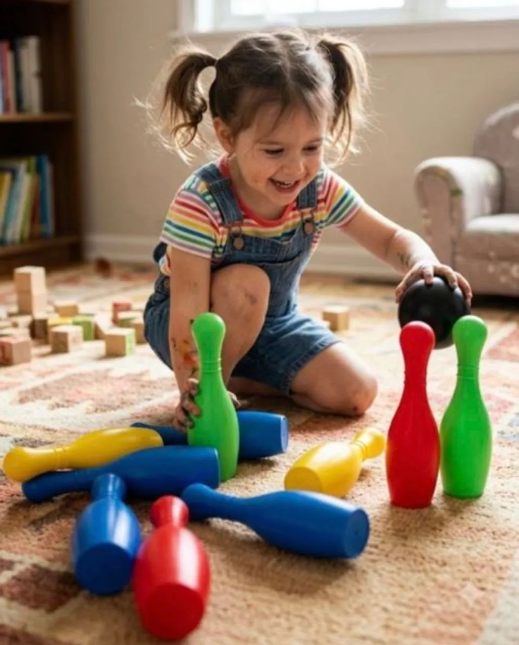 Jogo De Boliche Com 10 Pinos - Foto 3