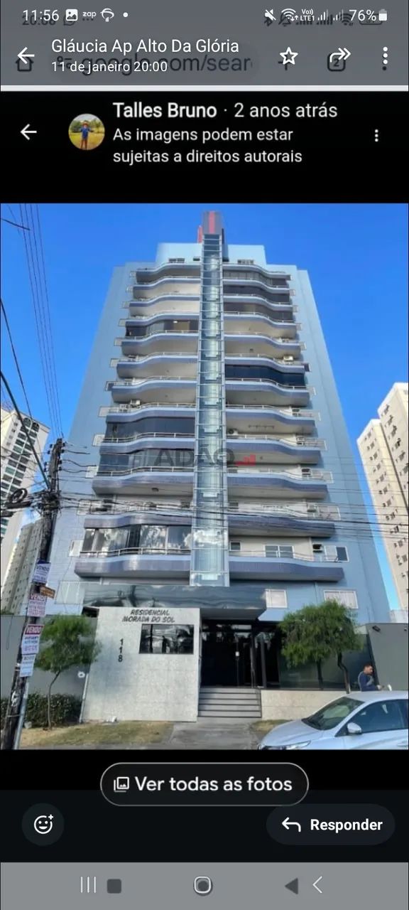 APARTAMENTO MOBILIADO SETOR ALTO DA GLÓRIA