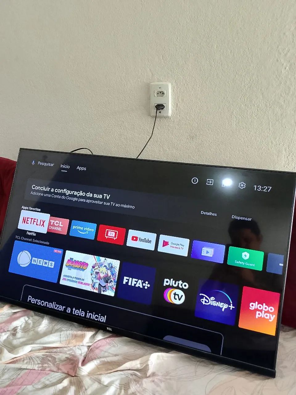 Tv Smart TCL - Nova toda perfeita. 4K - 43 polegadas.
