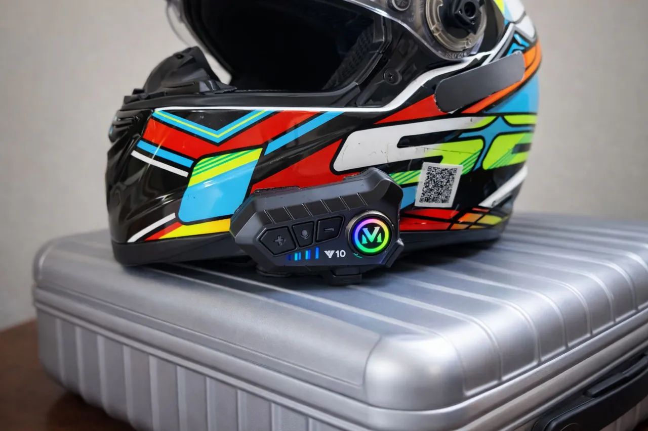 fone capacete sem fio bluetooth barato - Foto 4