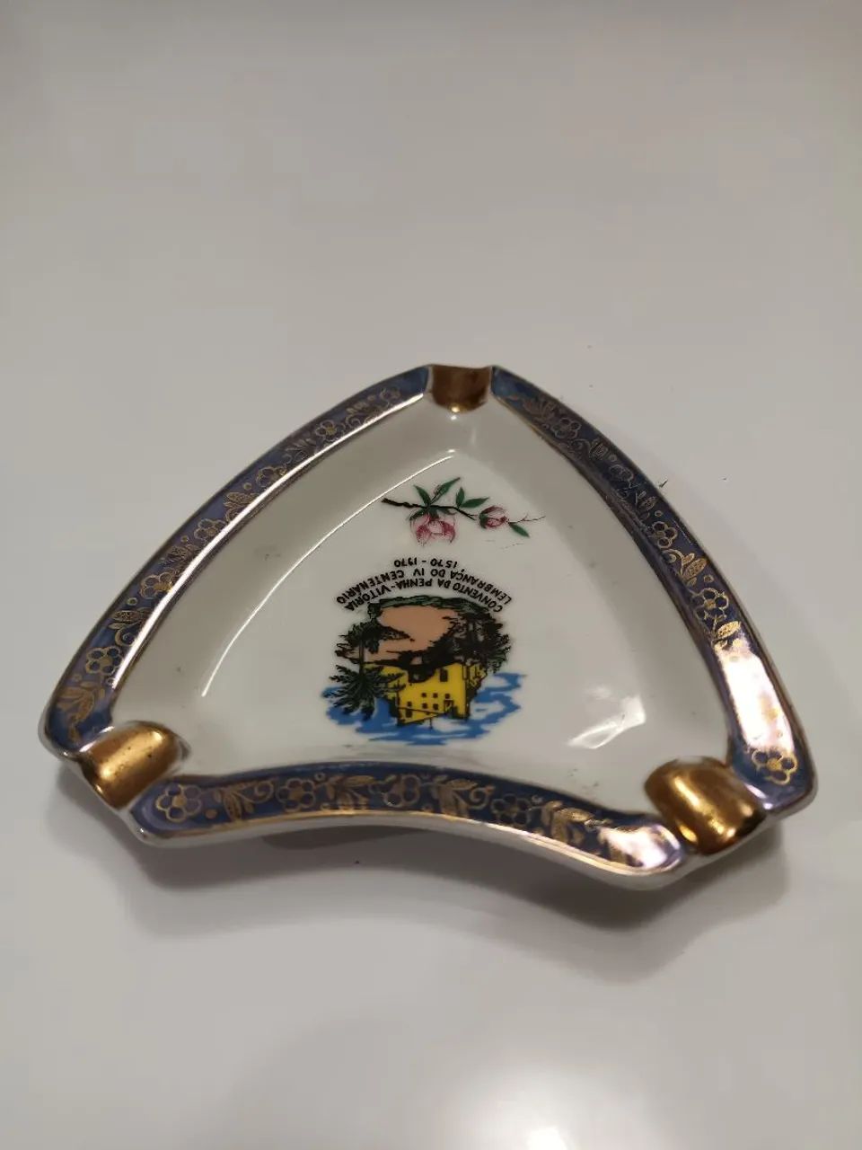 Antigo cinzeiro porcelana Schmidt  - Foto 3
