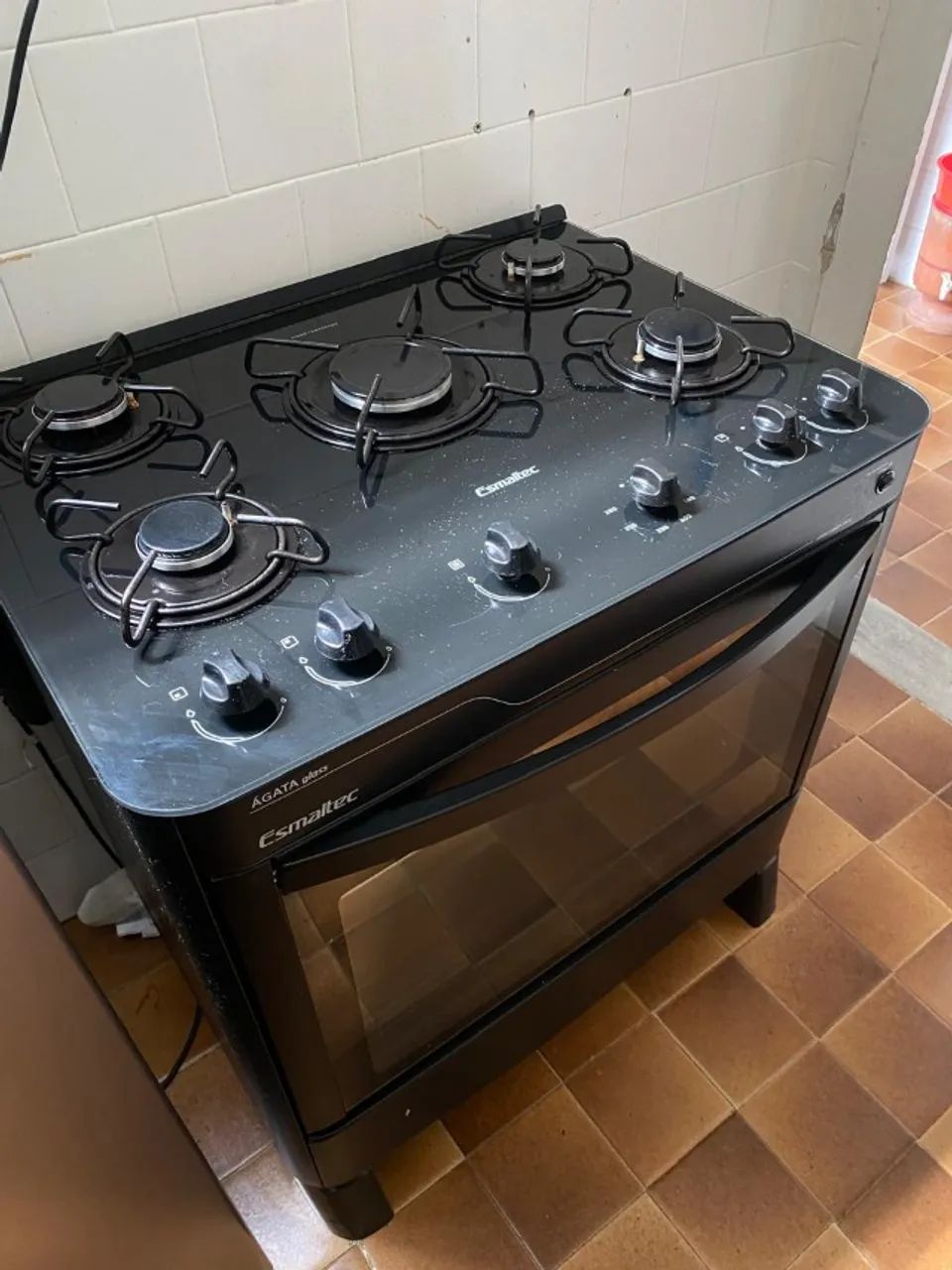 FOGAO 5 BOCAS ESMALTEC ACENDIMENTO AUTOMATICO - USADO - Foto 2