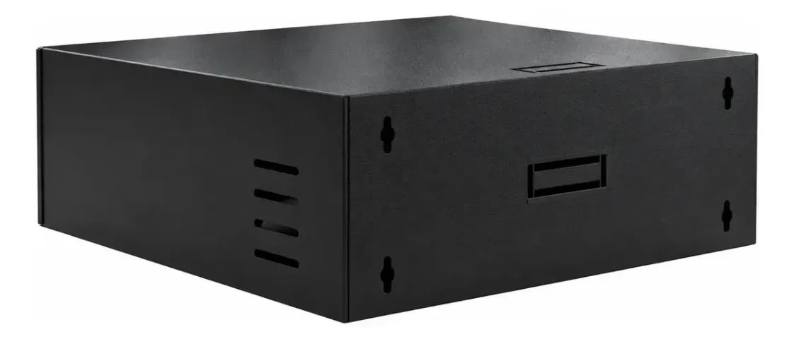 Mini Rack 15 Polegadas Para Organização de Redes e CFTV - Novo! - Foto 4