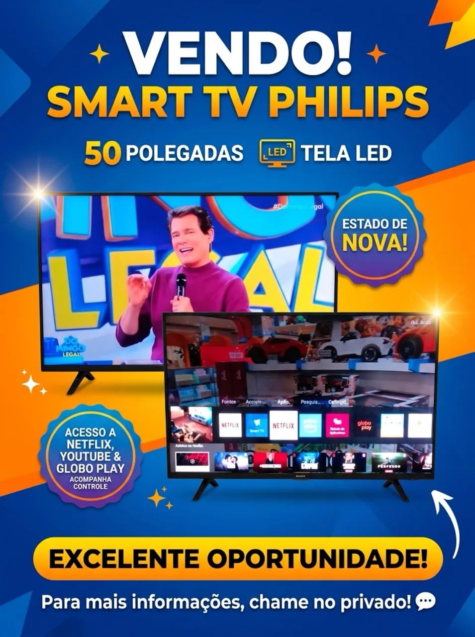 TV PHILIPS 52 polegadas 