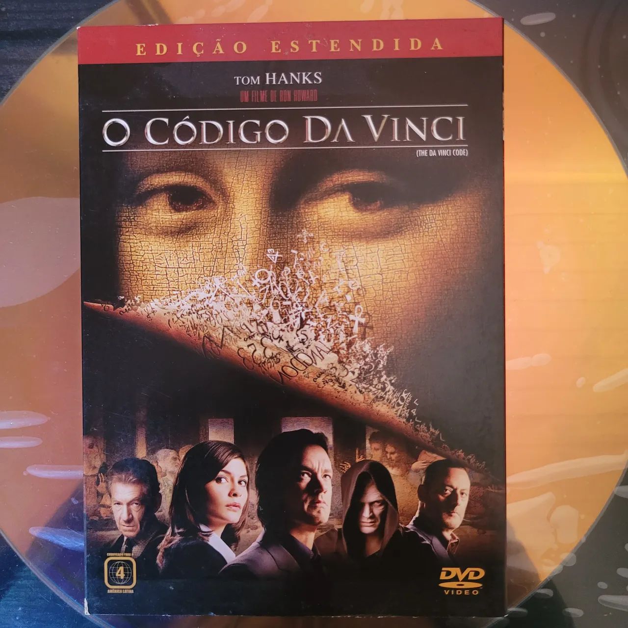 DVD O Código Da Vinci - Original | Tom Hanks | Bom Esta