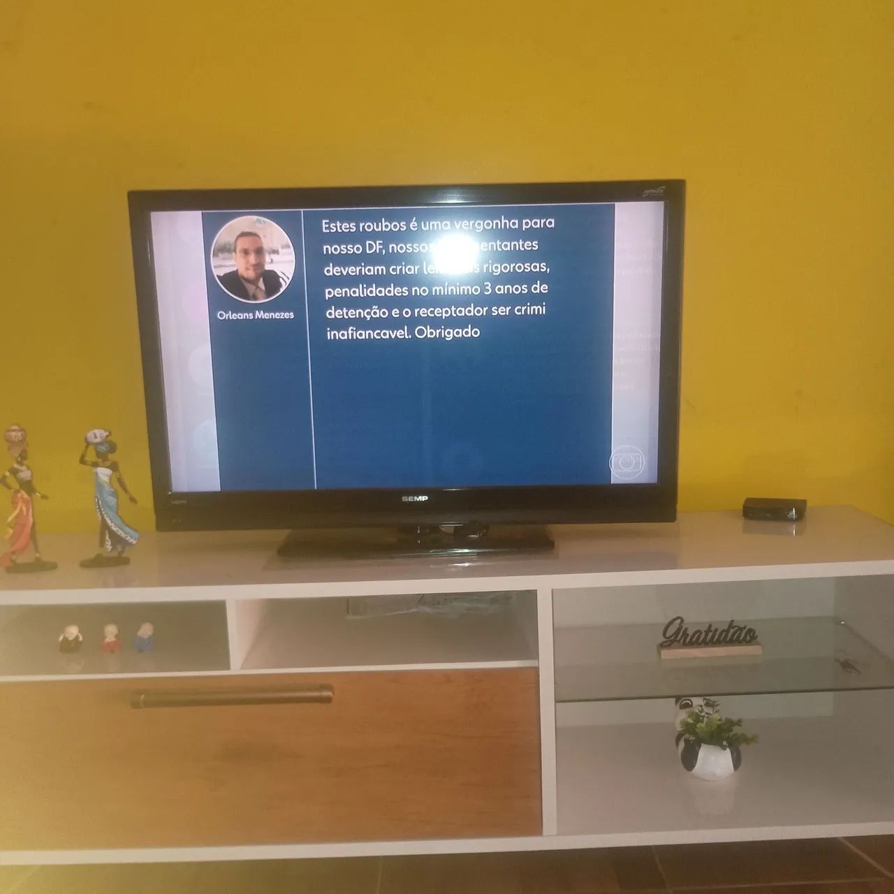 Vendo tv plasma semp 42 polegada com conversorverso r  - Foto 2
