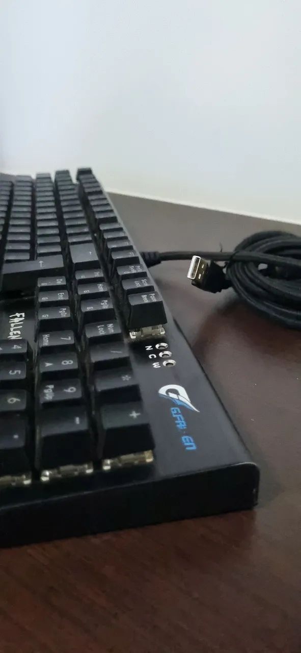 Teclado Fallen ABNT2 Black RGB - Foto 5
