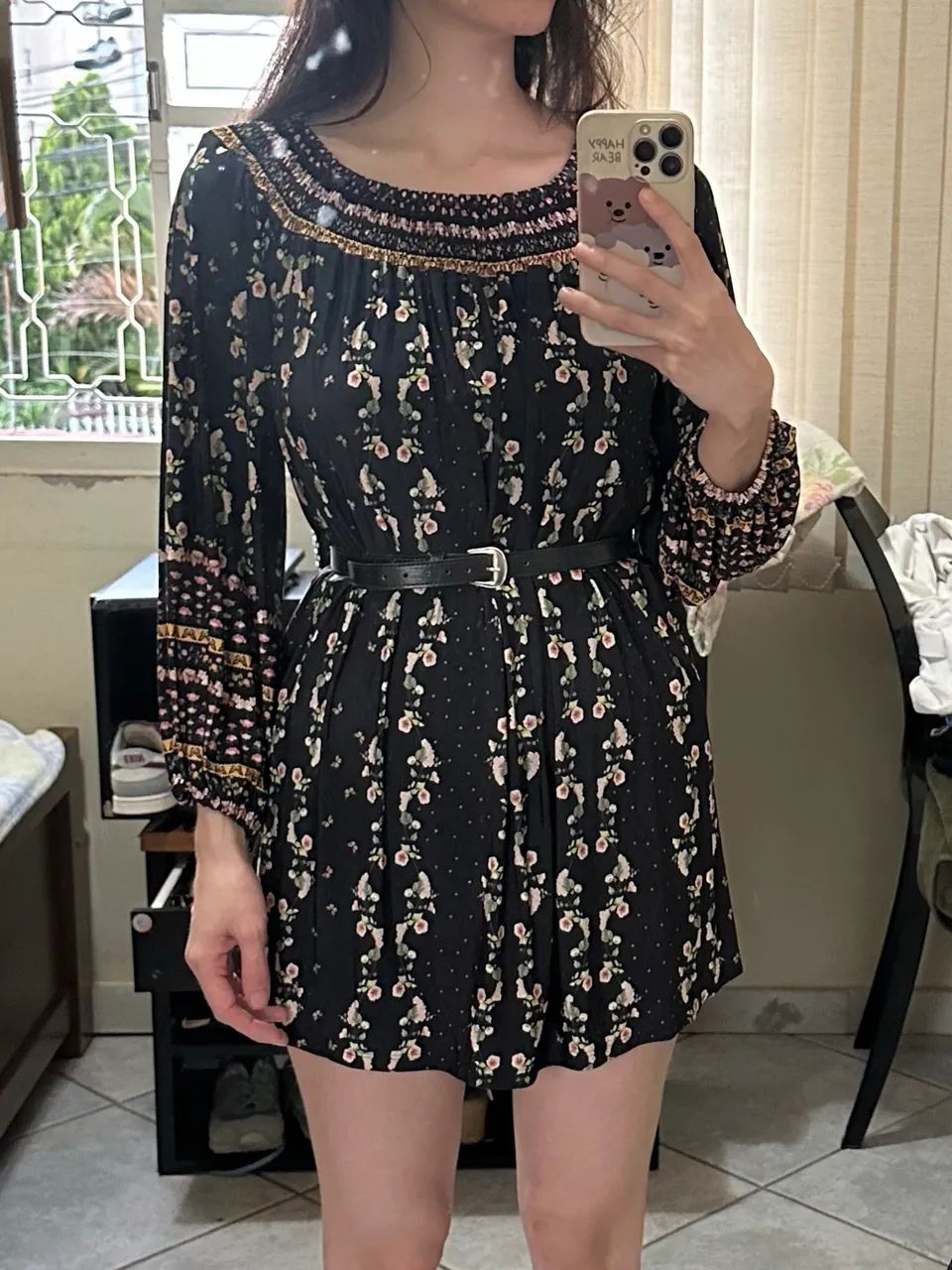 Vestido estampado boho farm - Foto 2
