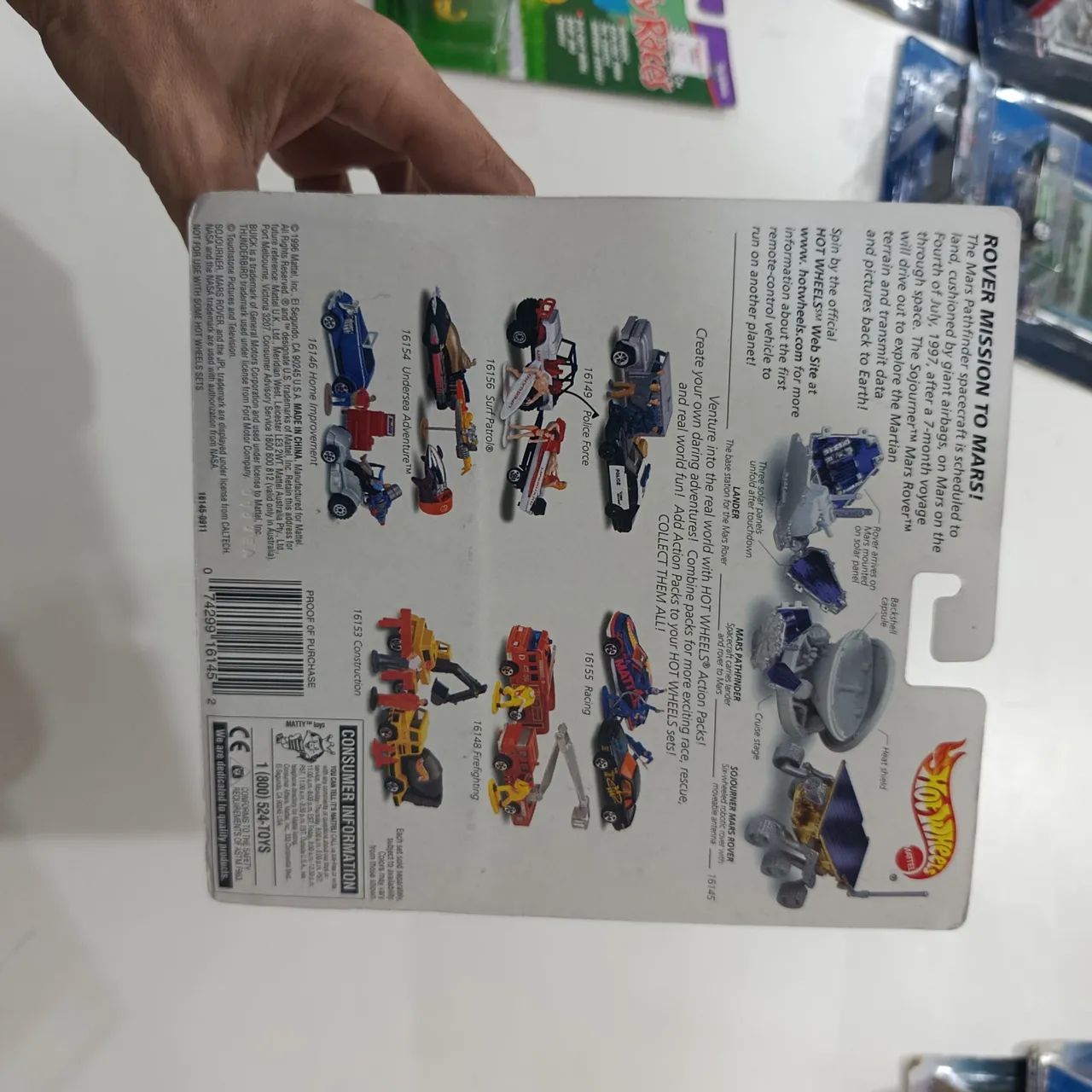 Hot Wheels ACTION PACK JPL SOJOURNER MARS ROVER - Foto 2