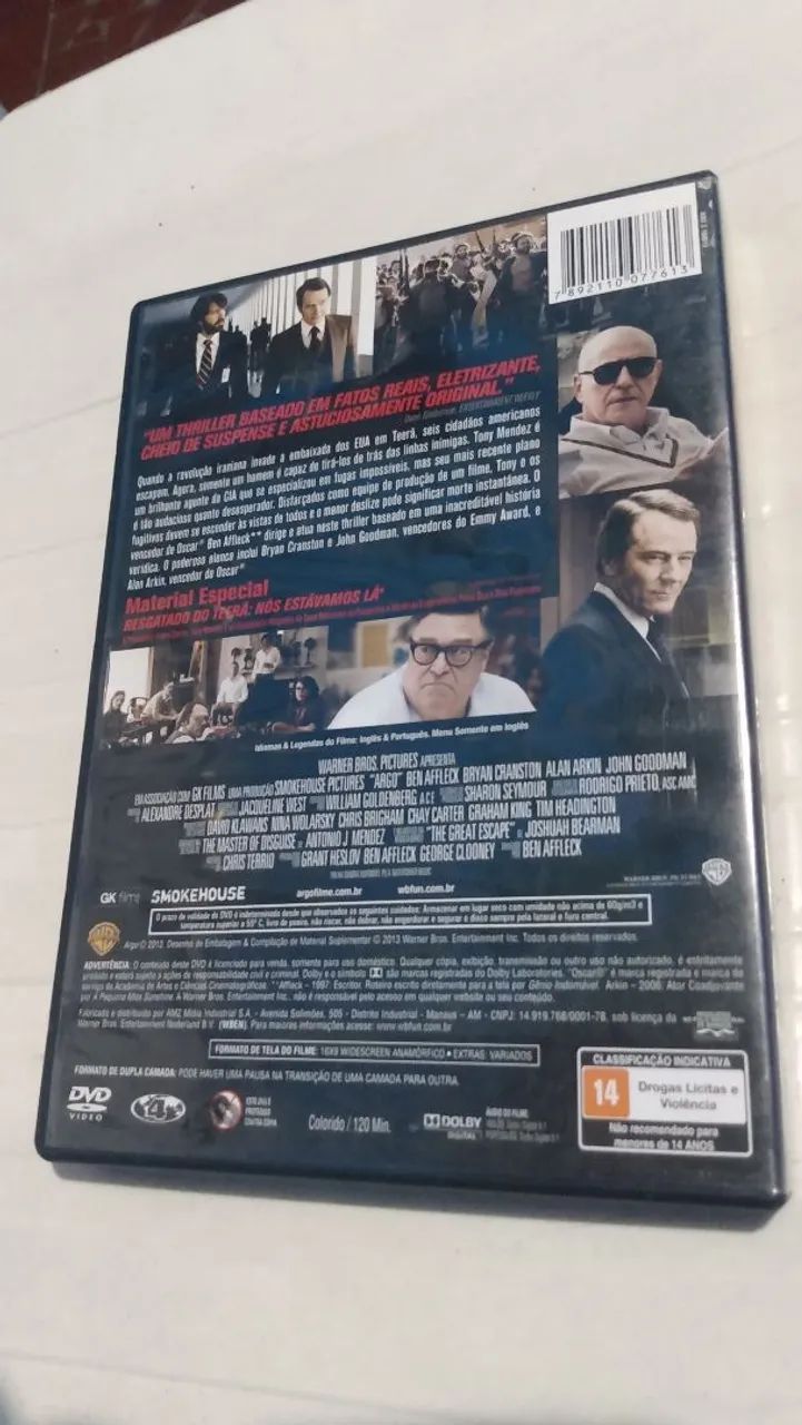 DVD original Argo em ótimo estatdo de conservação  - Foto 5