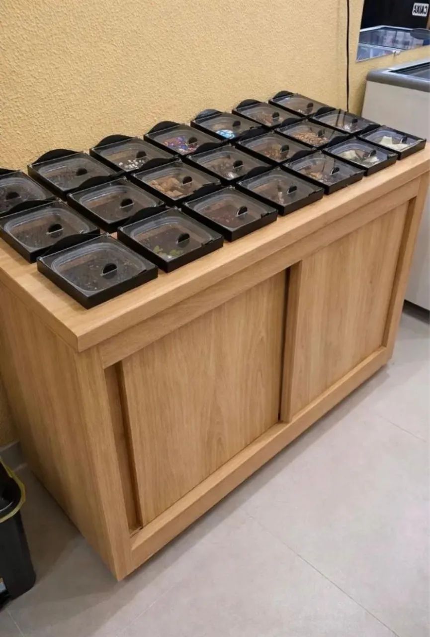 MOVEIS PARA AÇAÍ COMPLETO MDF NAVAL  - Foto 3