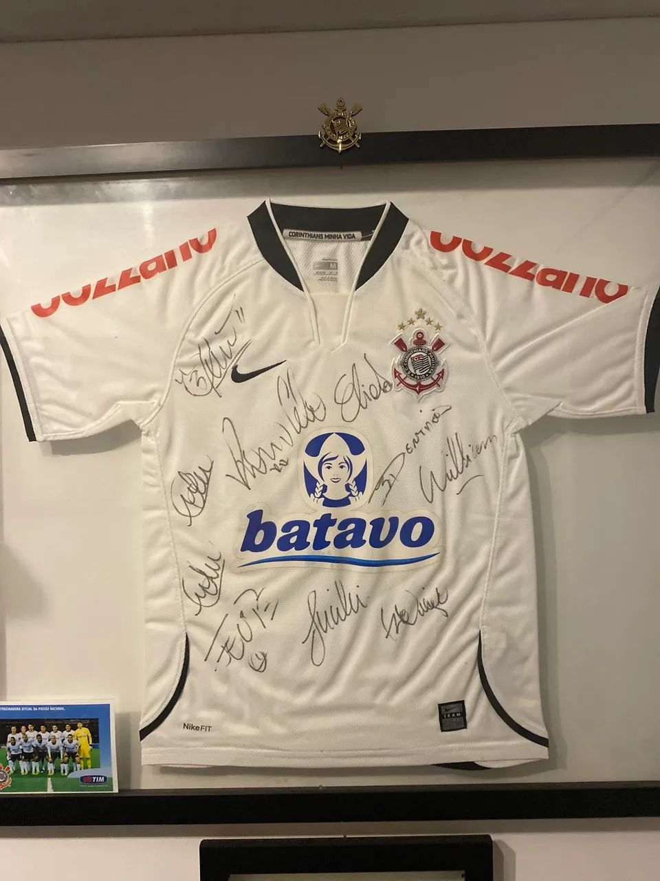 Quadro Camisa Autografada Corinthians  - Foto 2