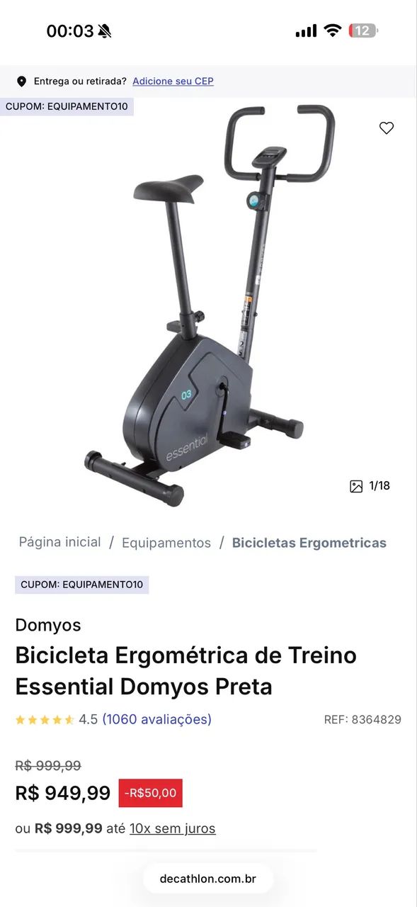Bicicleta ergométrica  - Foto 3