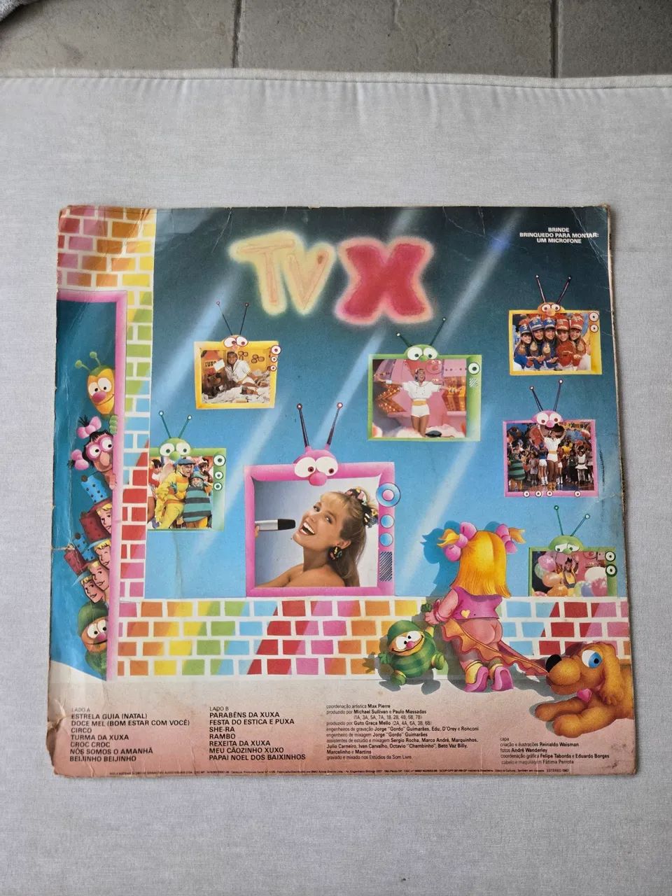 LP Disco de Vinil Karaokê Da Xuxa Instrumentais 1987 - Foto 2