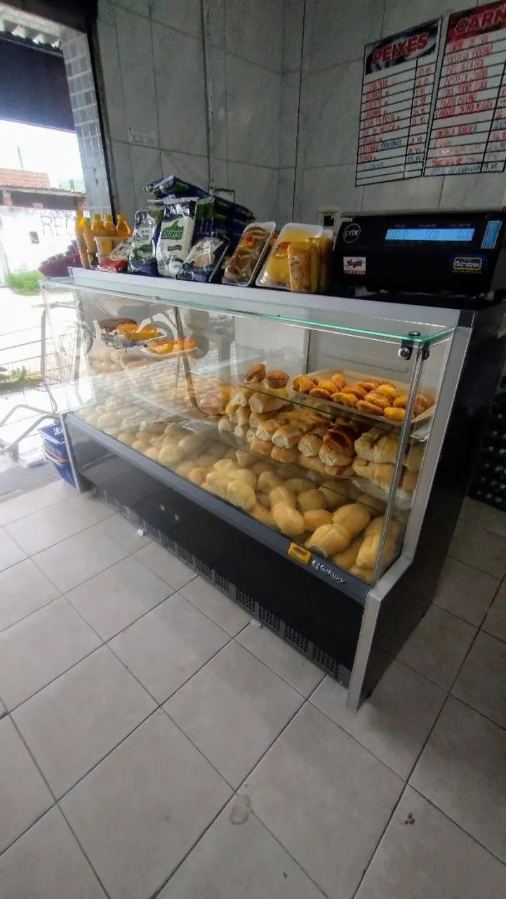 BALCÃO VITRINE NEUTRA 1.75  METRO GELOPAR  - Foto 6