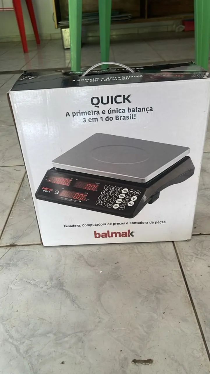 Balança digital balmak Quick 15kg NOVA na CAIXA - R$1000