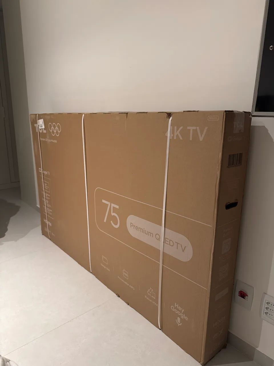 SMART TV TCL 75 POLEGADAS P7L QLED 4K NOVA LACRADA COM NOTA FISCAL 07/07/2026 - Foto 2
