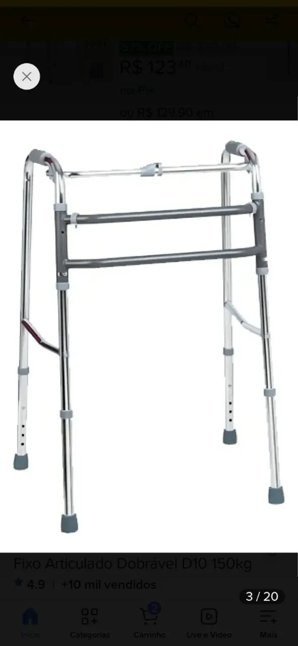 Andador alumínio 