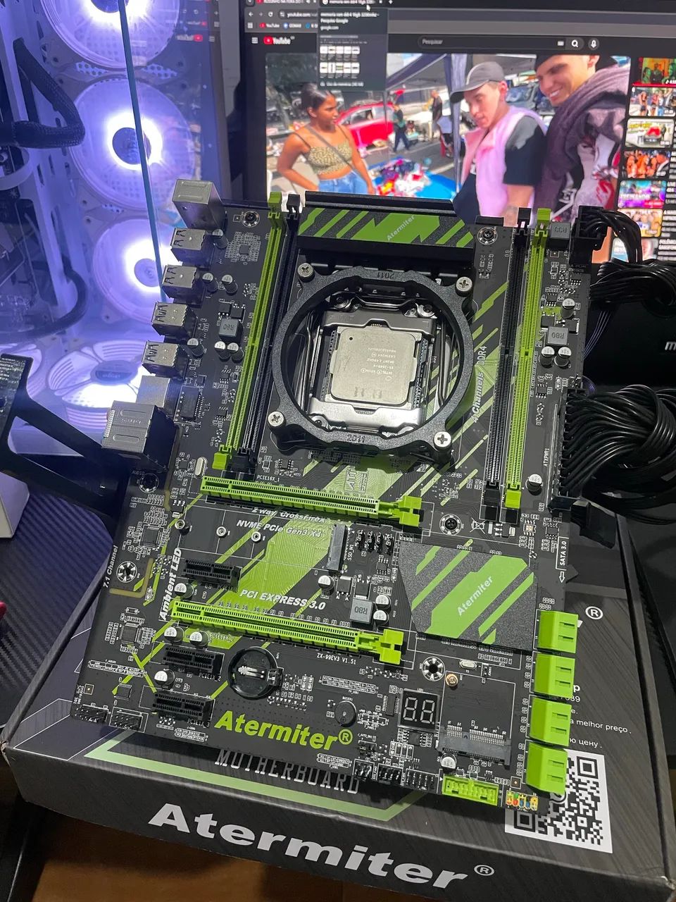 Kit Xeon X99 + E5-2680 v4 + DDR4 | 14 Núcleos e 28 Threads | Atermiter