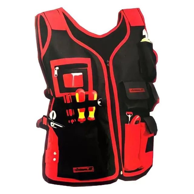 Colete Multiuso Porta Ferramenta MTX 600mm - 7 Bolsos Divisões _ FE16 - Foto 2